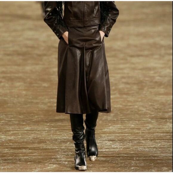 Chanel Black Leather Paris Dallas Metal Cap Toe Thigh High Boots/Bootie Sz. 36.5 - Picture 3 of 7